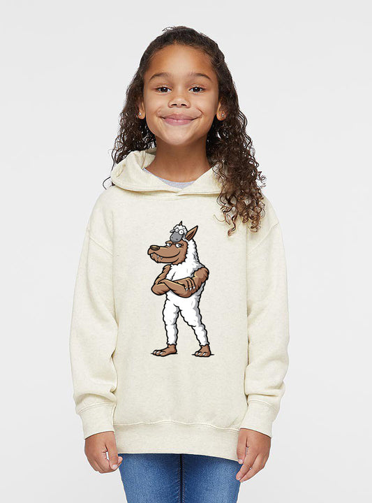 FULL WOLF AND SHEEP PULLOVER HOODIE