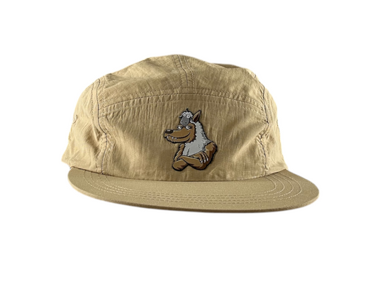 5 Panel Nylon Camper Hat - Beige