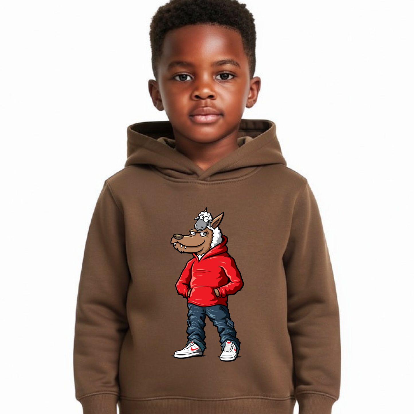 Cool Wolf & Sheep Hoody