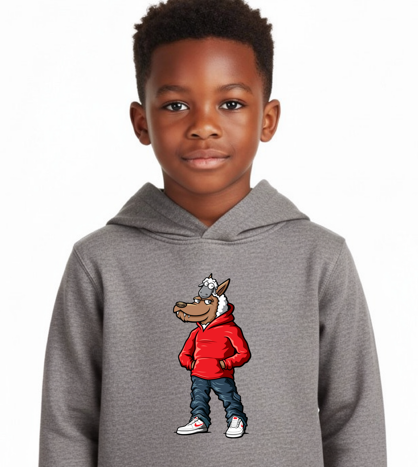 Cool Wolf & Sheep Hoody