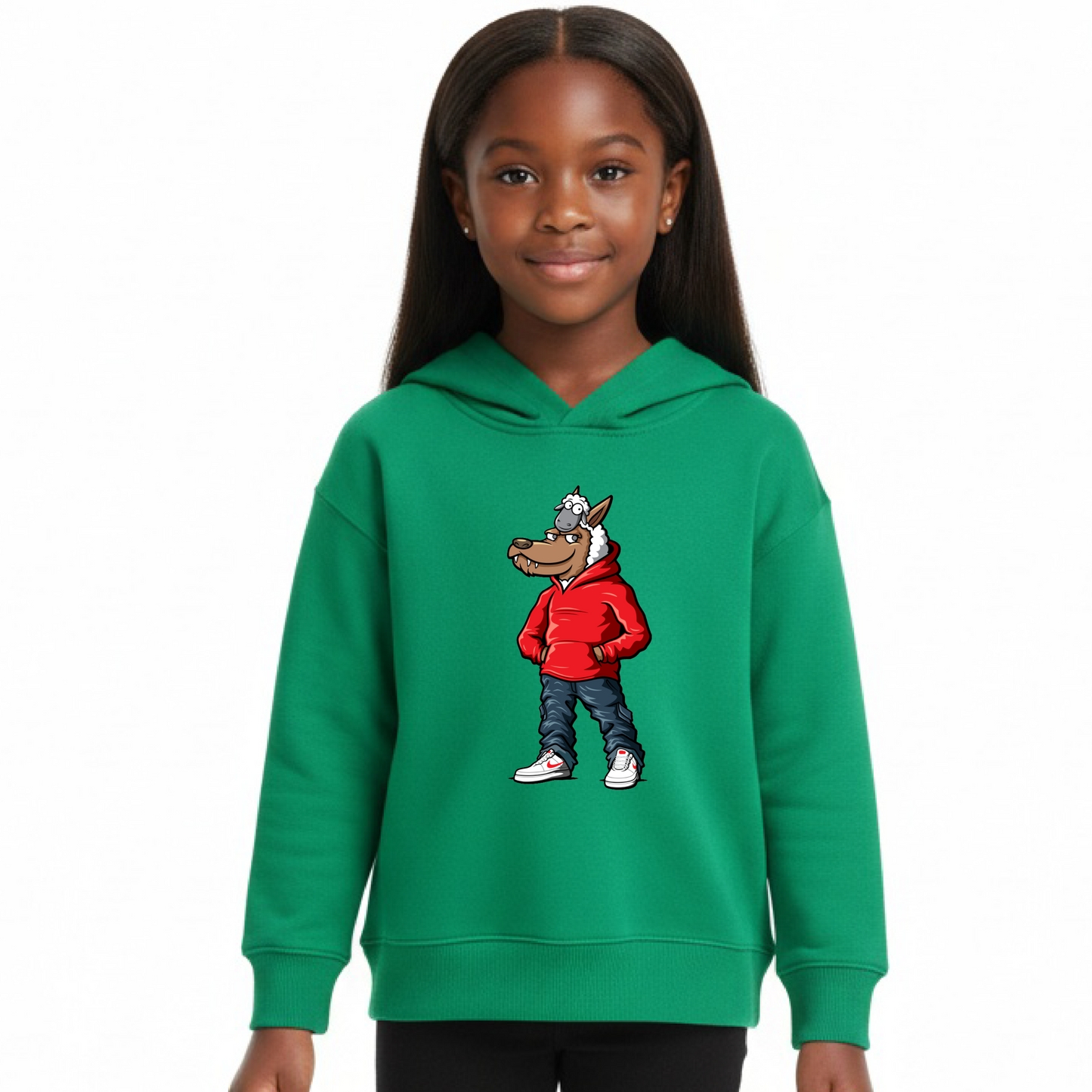 Cool Wolf & Sheep Hoody