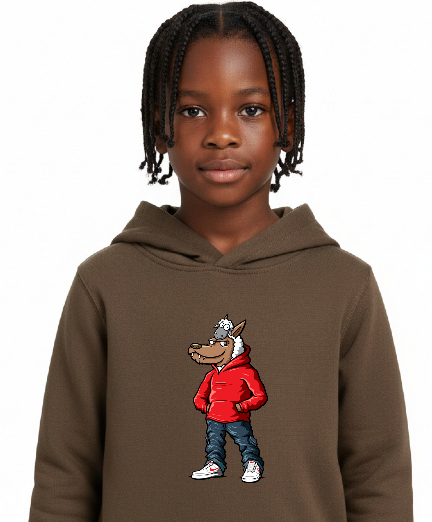 Cool Wolf & Sheep Hoody