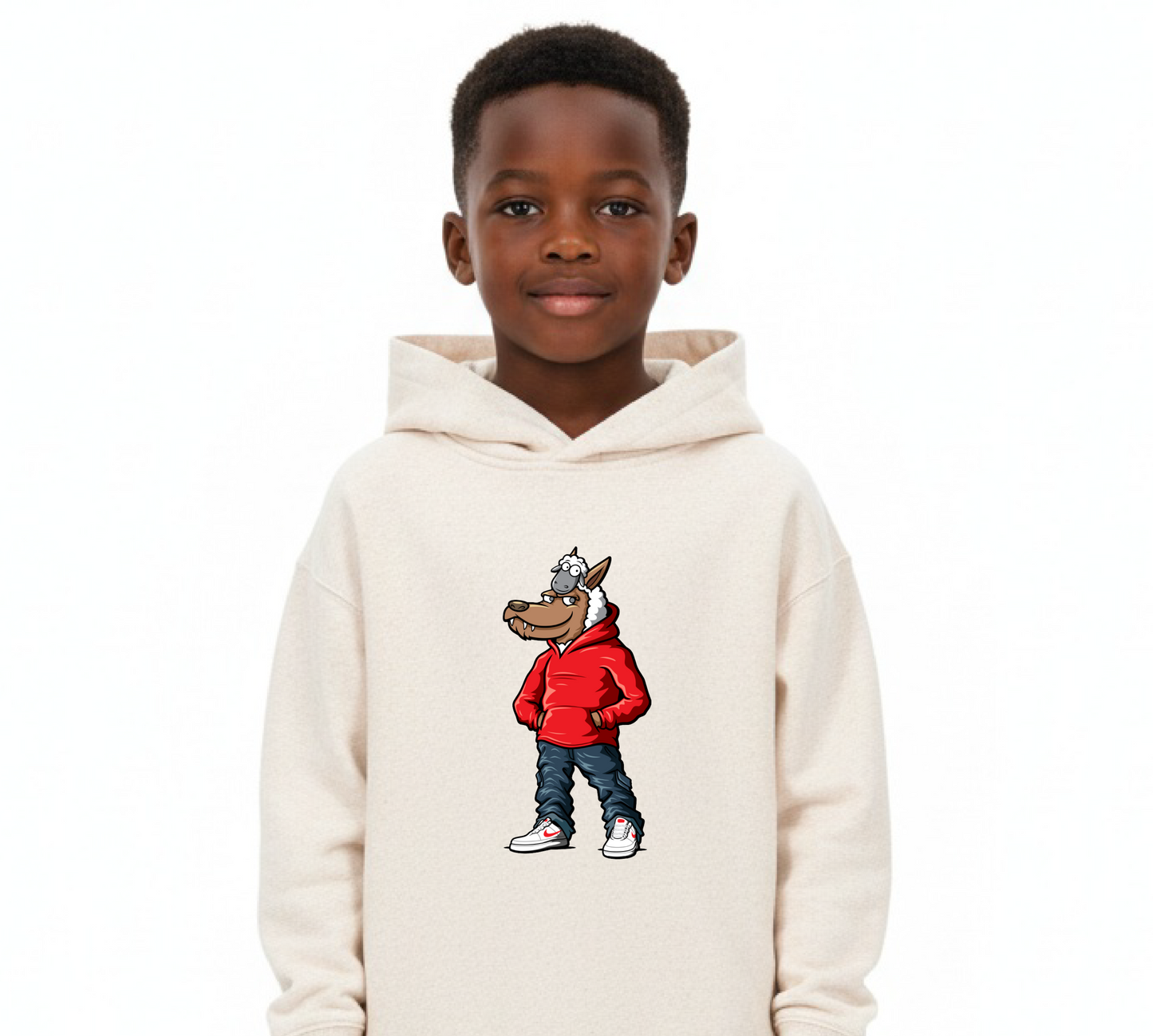 Cool Wolf & Sheep Hoody