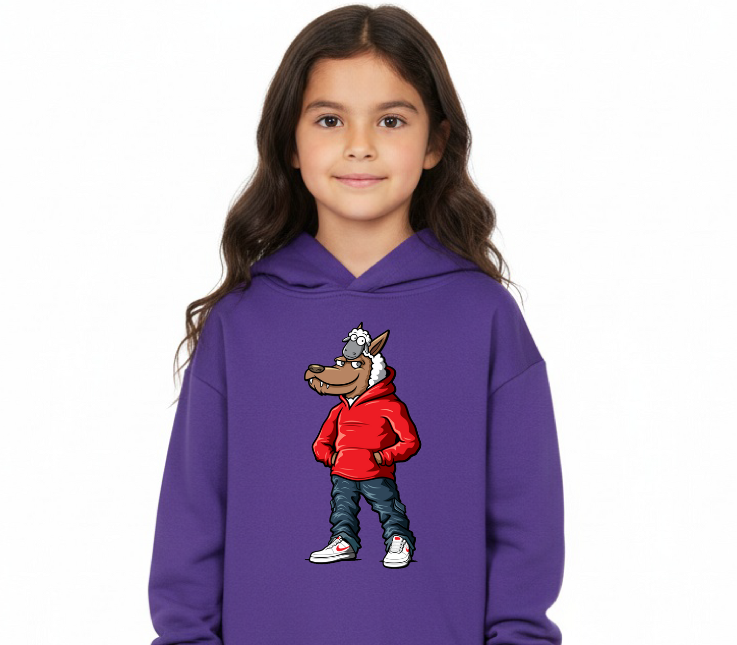 Cool Wolf & Sheep Hoody