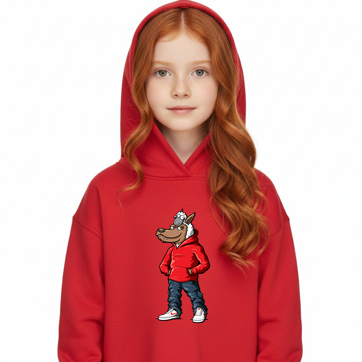 Cool Wolf & Sheep Hoody