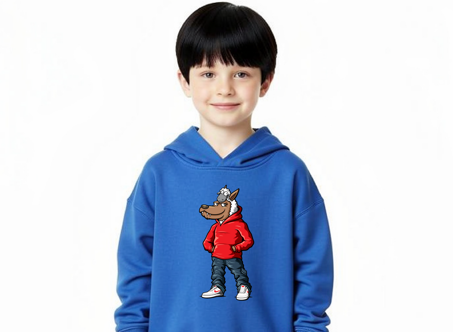 Cool Wolf & Sheep Hoody