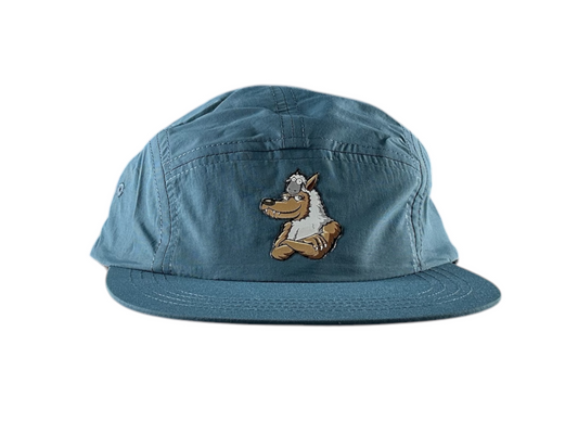 5 Panel Nylon Camper Hat - Teal