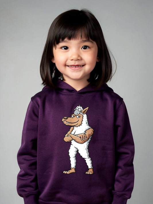 FULL WOLF AND SHEEP PULLOVER HOODIE