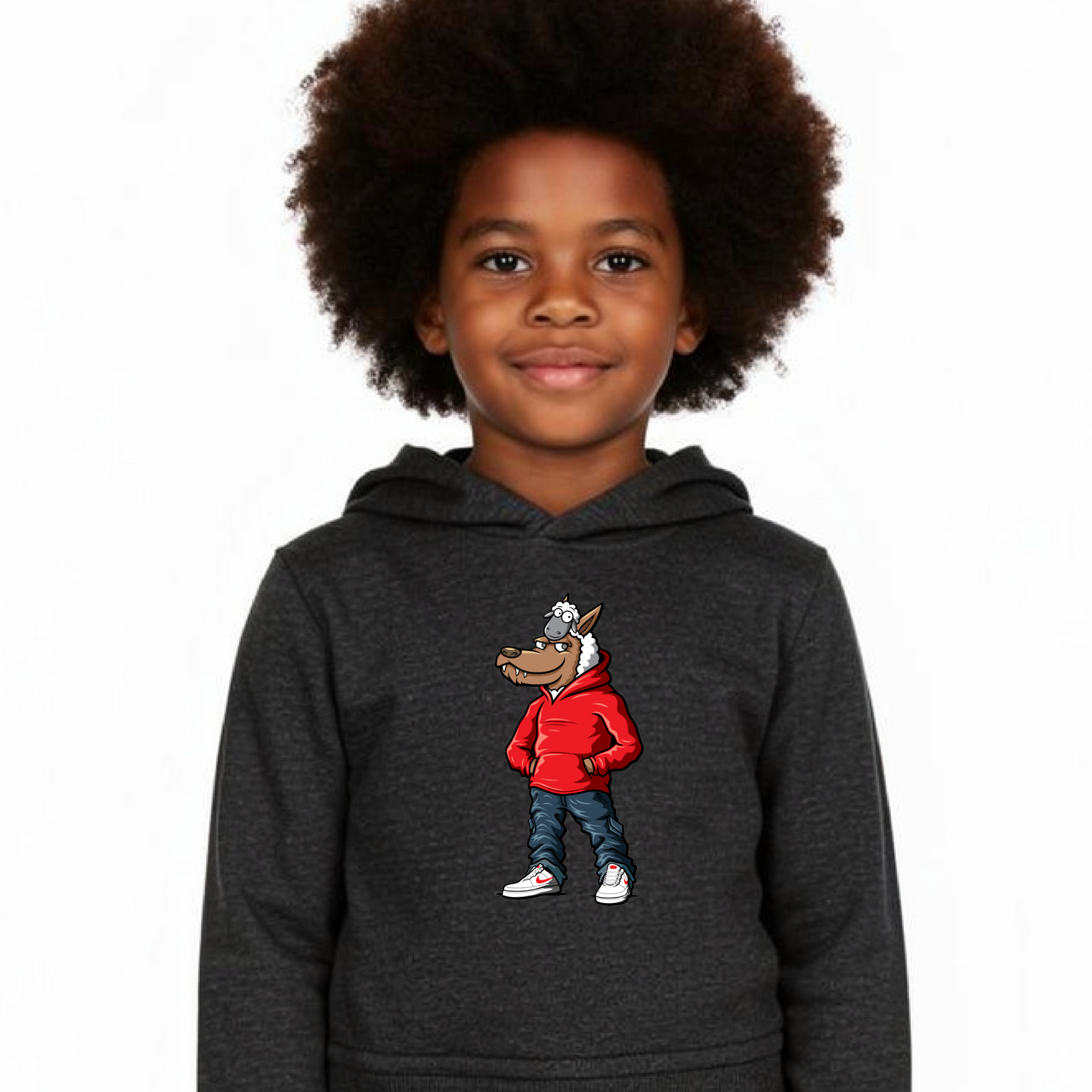 Cool Wolf & Sheep Hoody