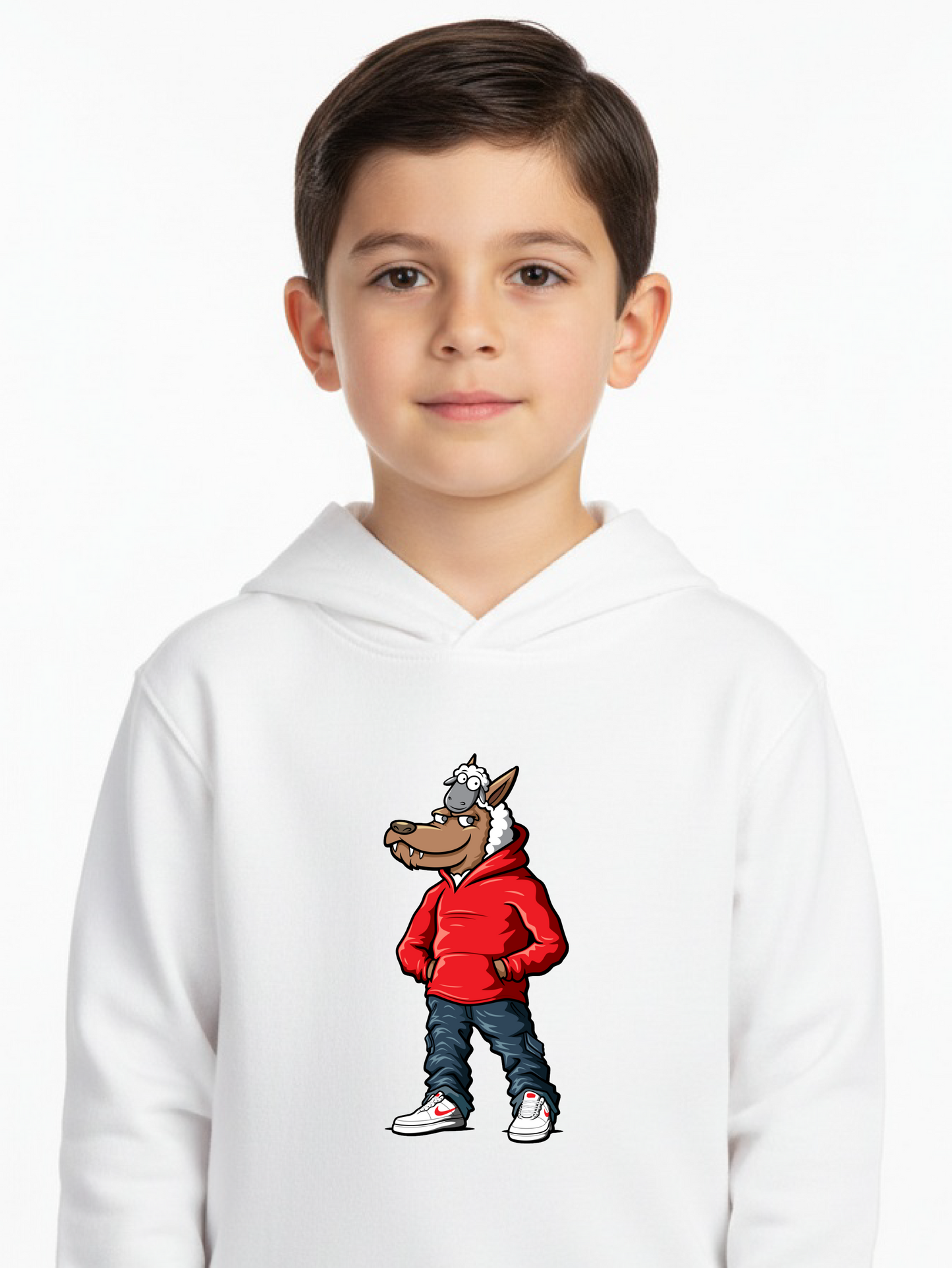 Cool Wolf & Sheep Hoody