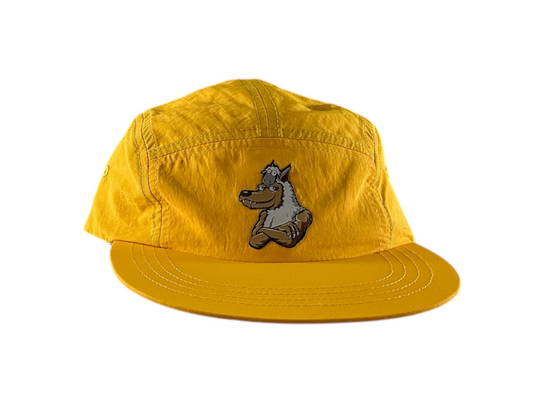 5 Panel Nylon Camper Hat - Yellow